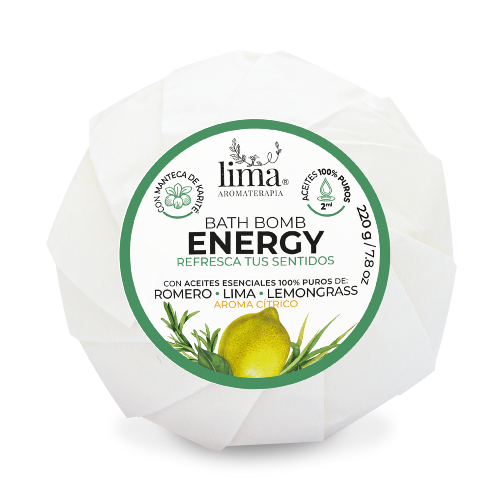 Bomba efervescente para tina Lima Aromaterapia 220 g