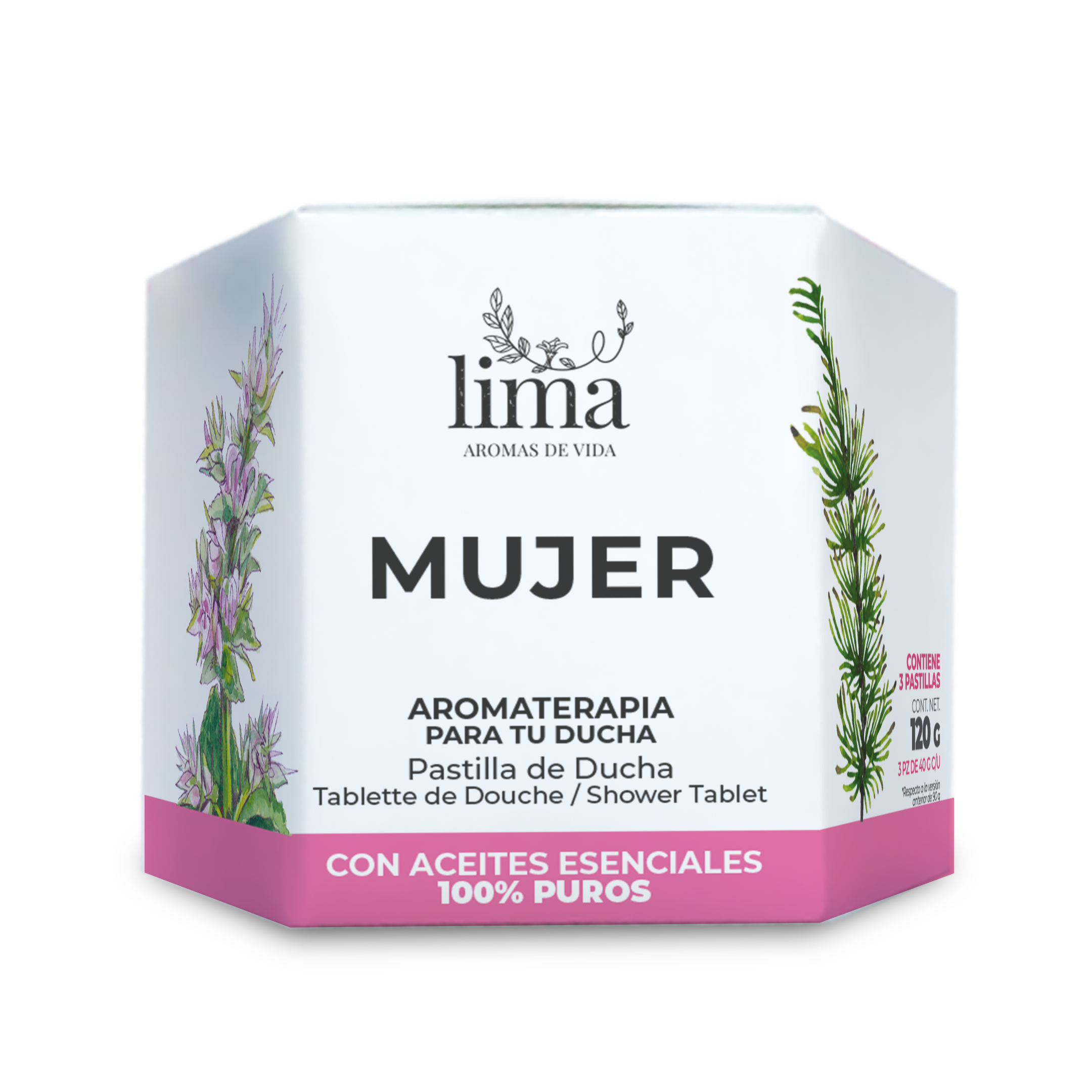 Bomba para Regadera Lima Aromaterapia 120 g