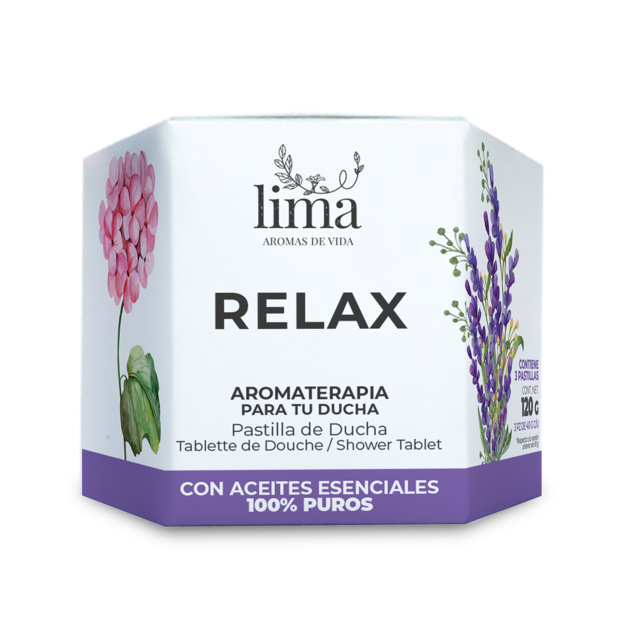 Bomba para Regadera Lima Aromaterapia 120 g