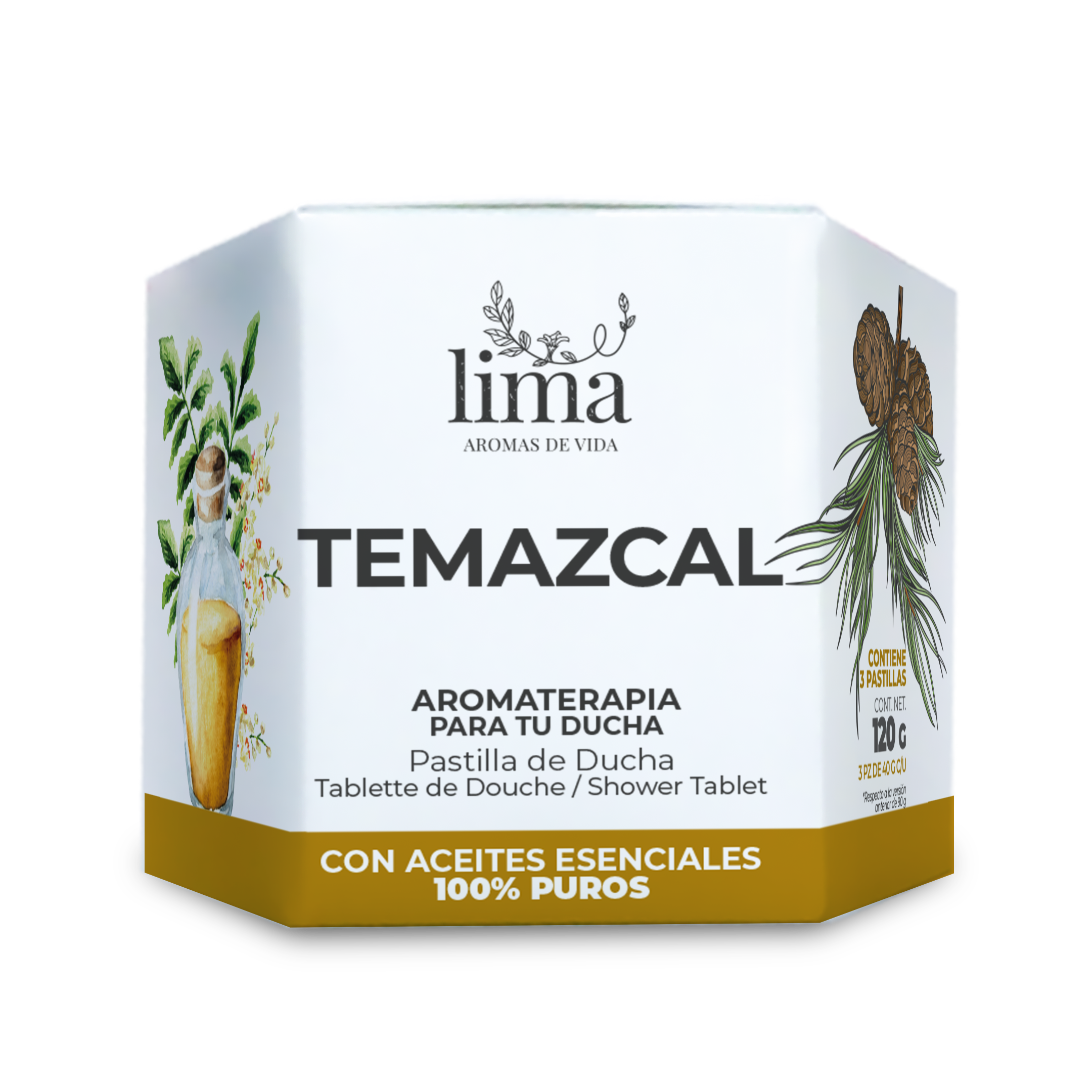 Bomba para Regadera Lima Aromaterapia 120 g