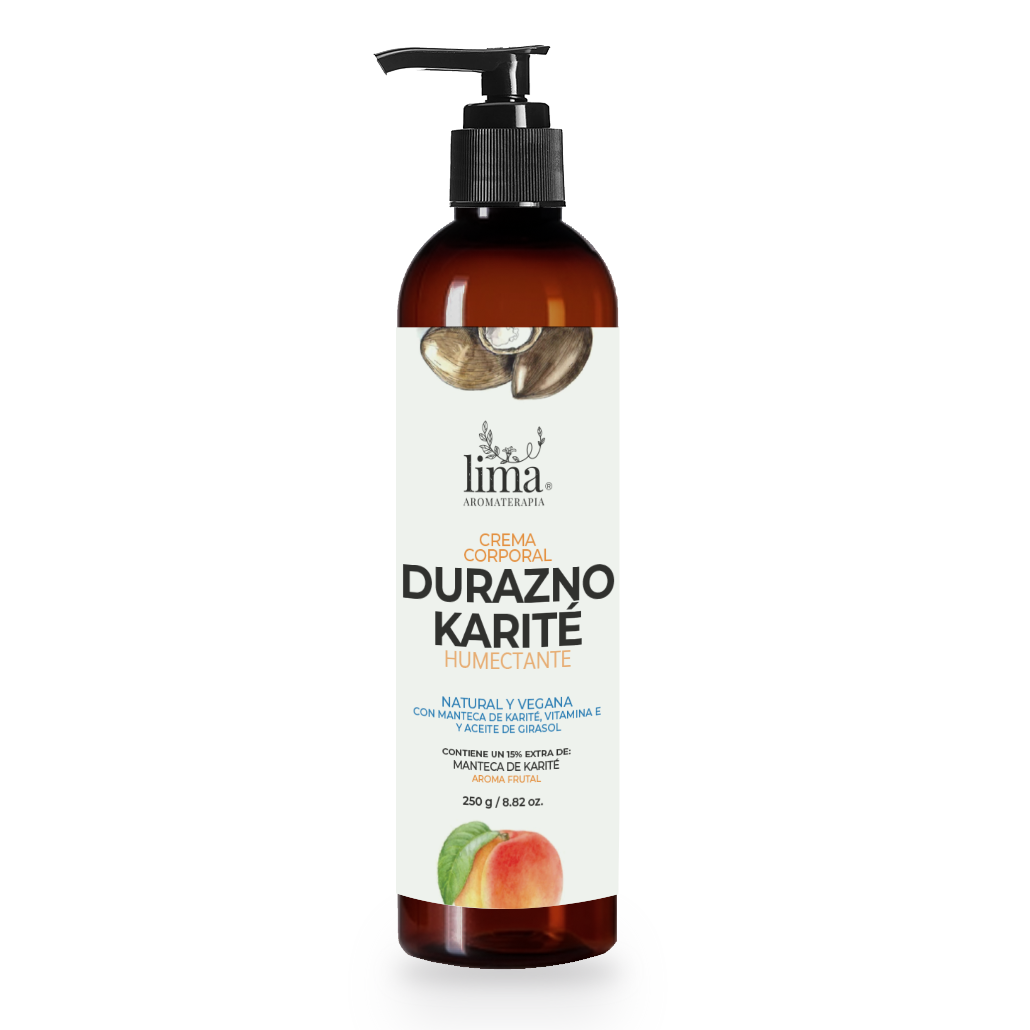 Crema Humectante Artesanal Lima Aromaterapia 250 g