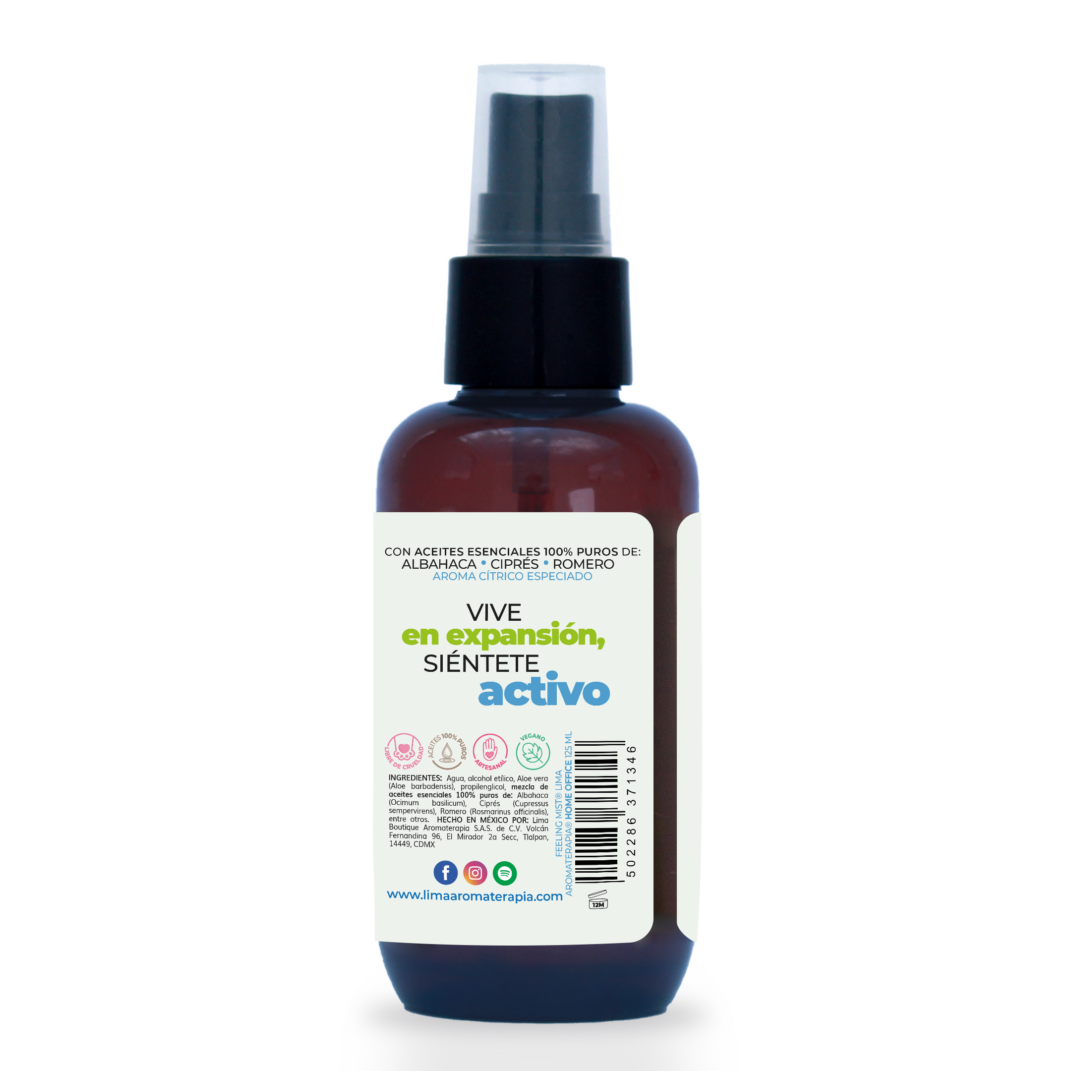 Feeling Mist (Spray de Aromaterapia) Lima Aromaterapia 125 ml