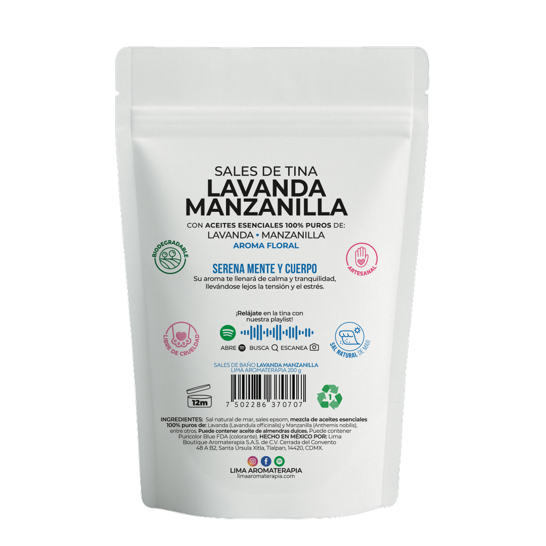 Sales de Baño para Tina Lima Aromaterapia 200 g