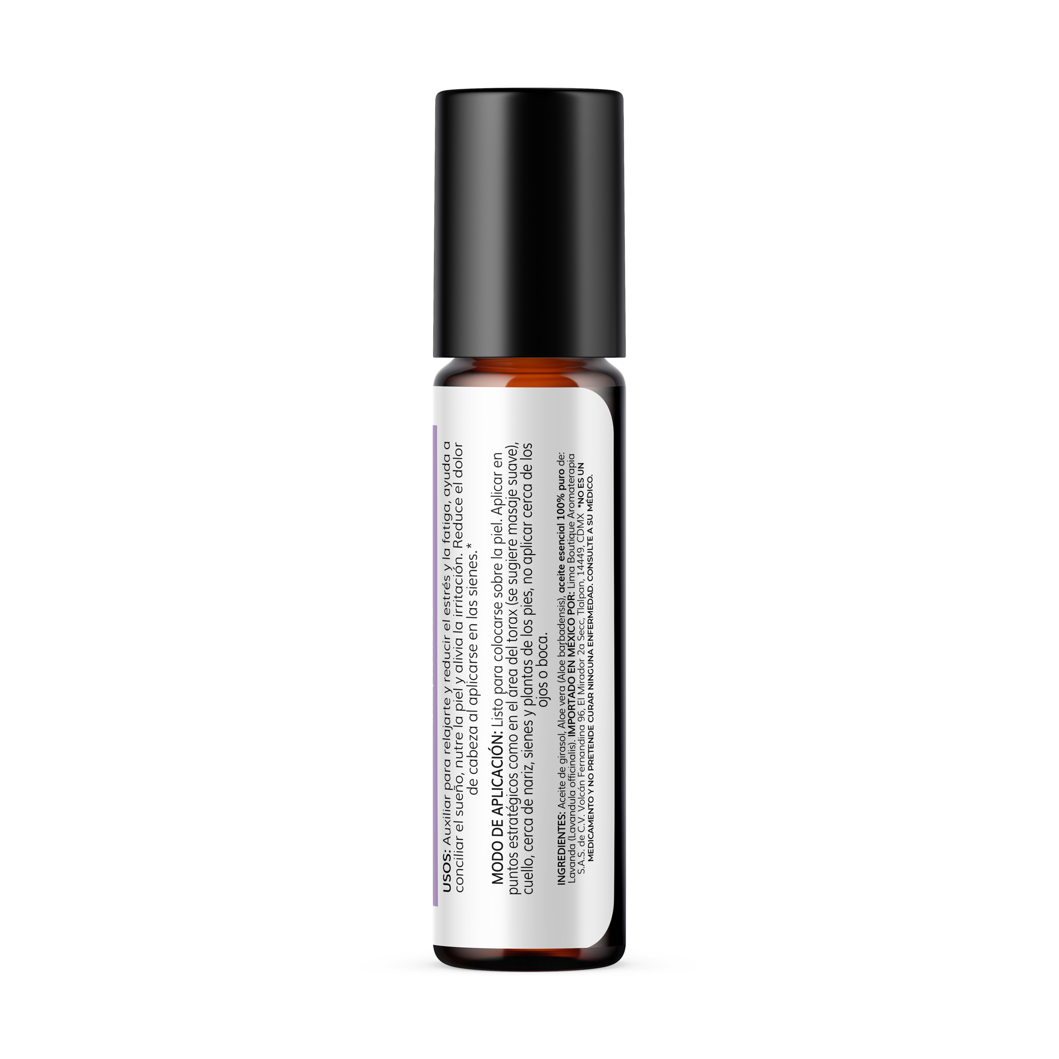 Roll On "Ready-To-Go" mezcla lista para usar Lima Aromaterapia 10 ml