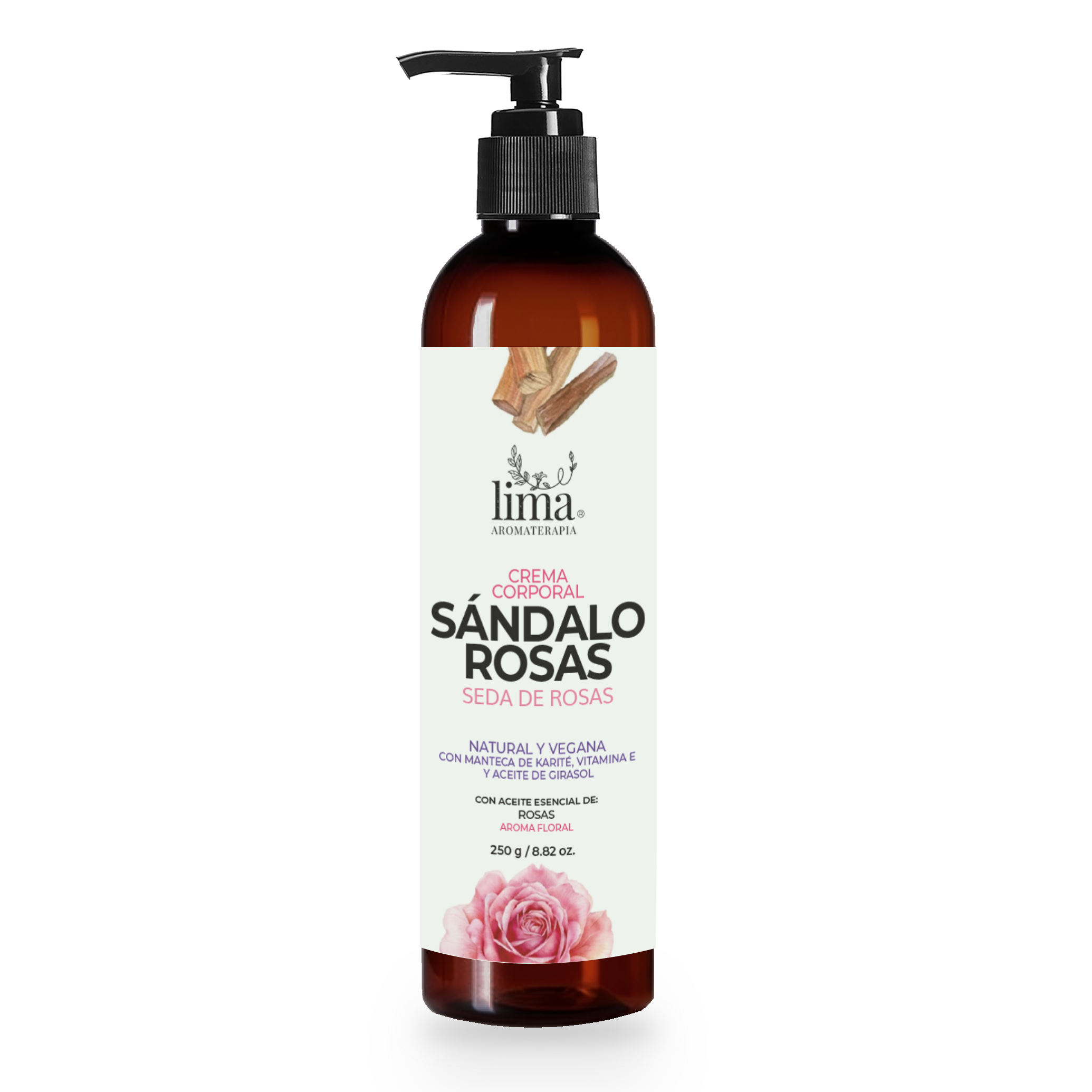 Crema Humectante Artesanal Lima Aromaterapia 250 g