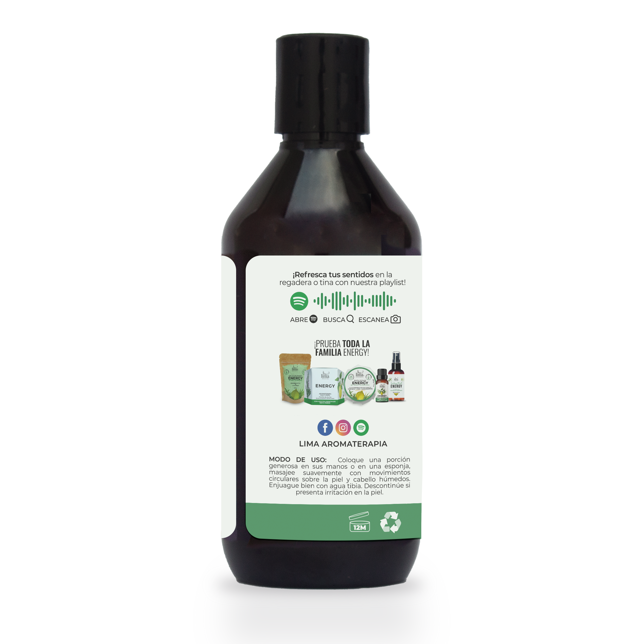 Shower Gel Lima Aromaterapia 250 g