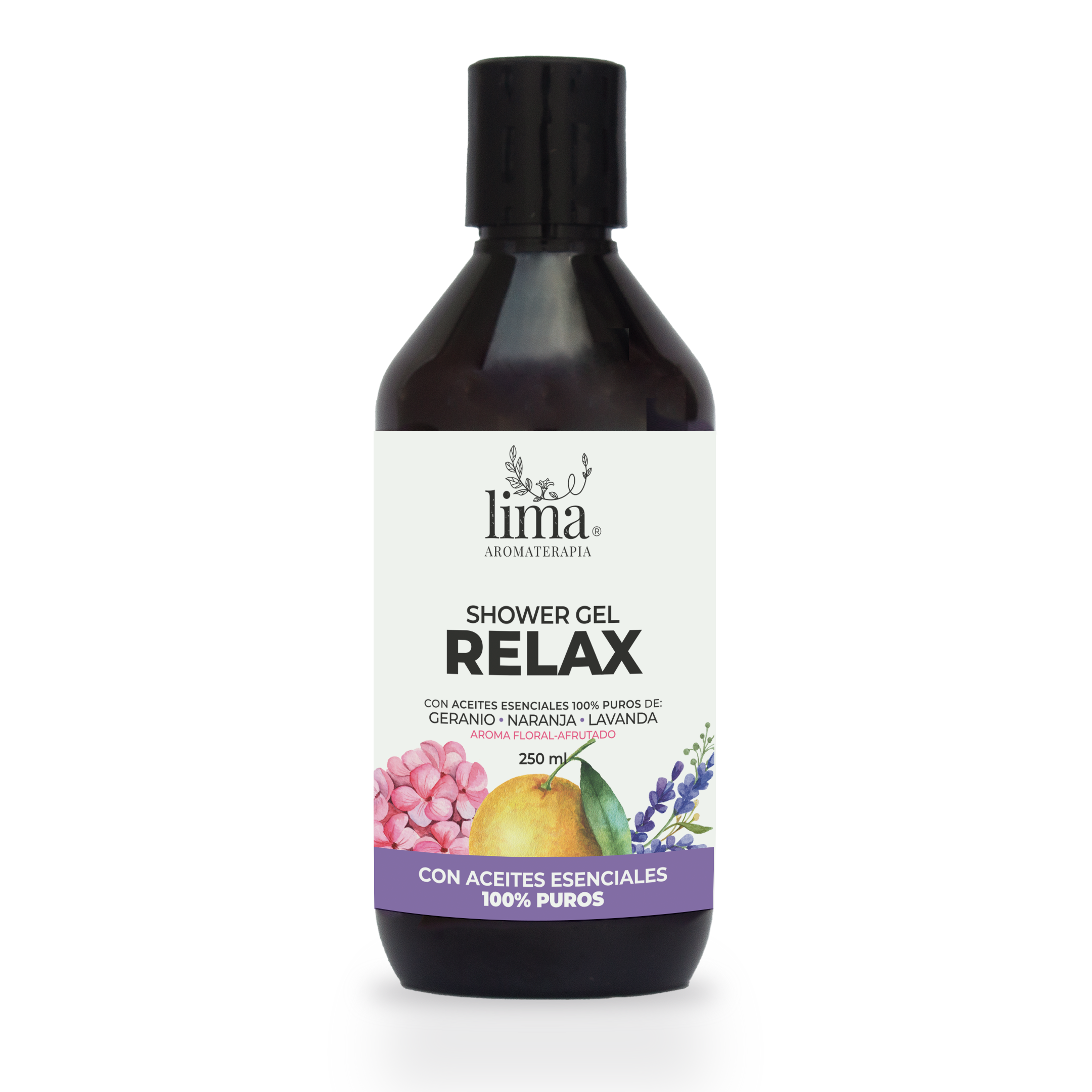 Shower Gel Lima Aromaterapia 250 g