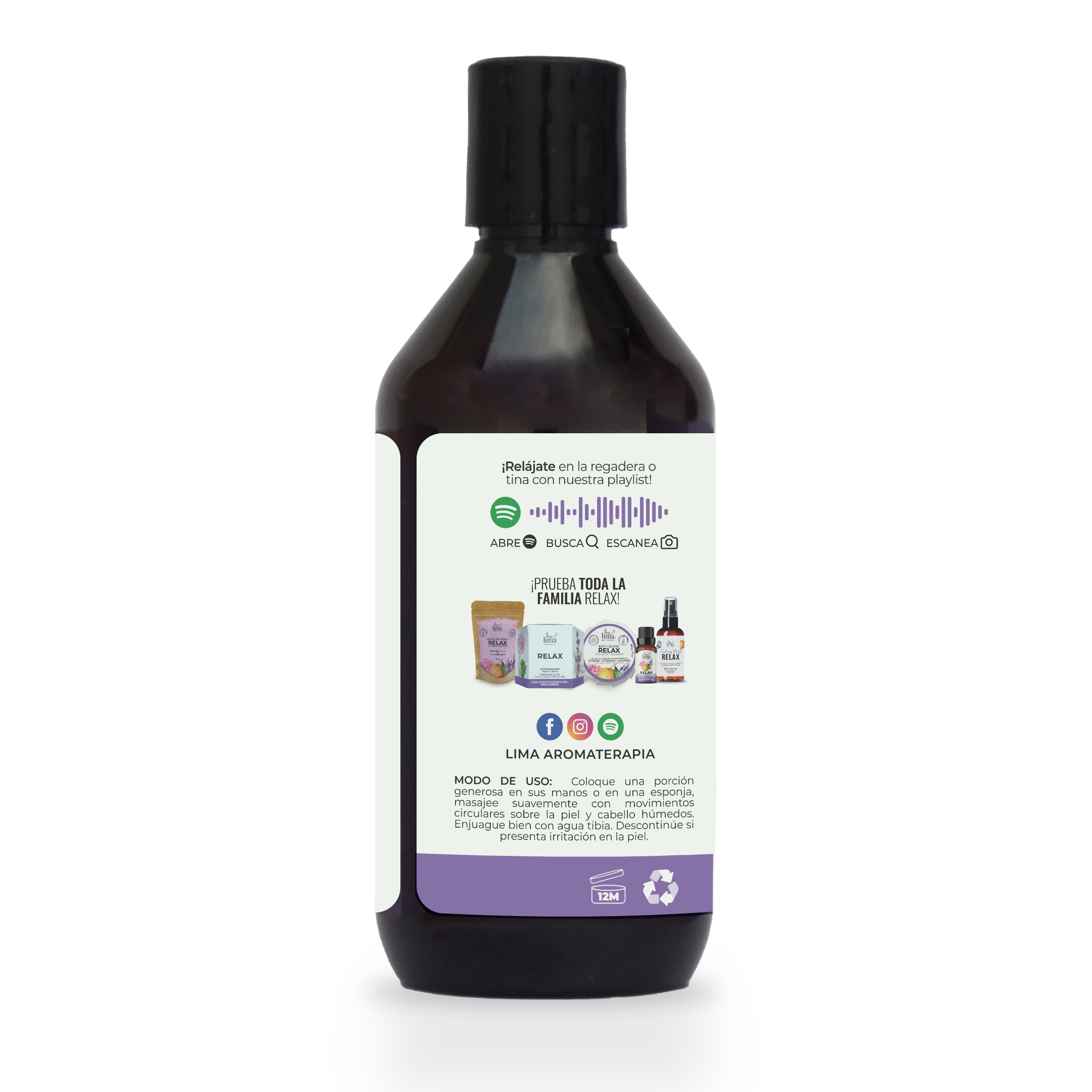 Shower Gel Lima Aromaterapia 250 g