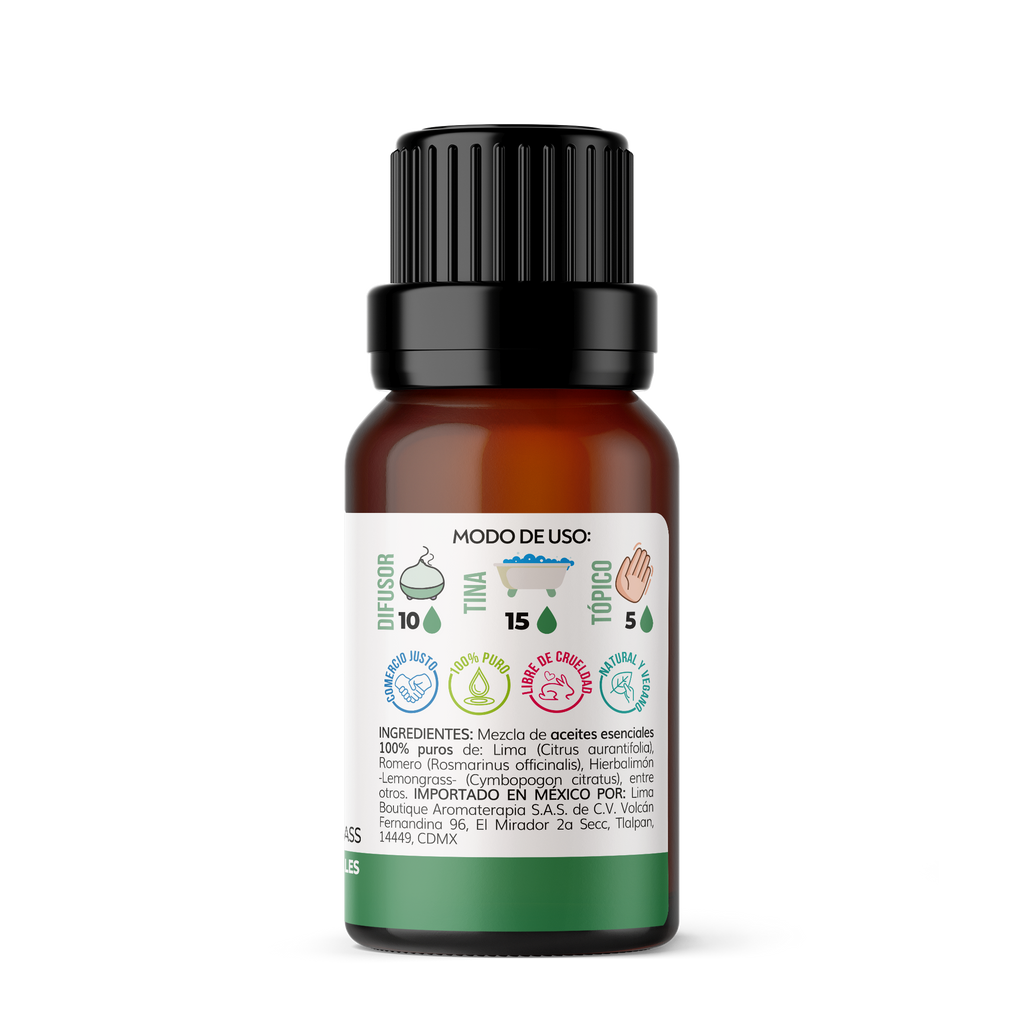 Sinergias de Aceites Esenciales Lima Aromaterapia 10 ml
