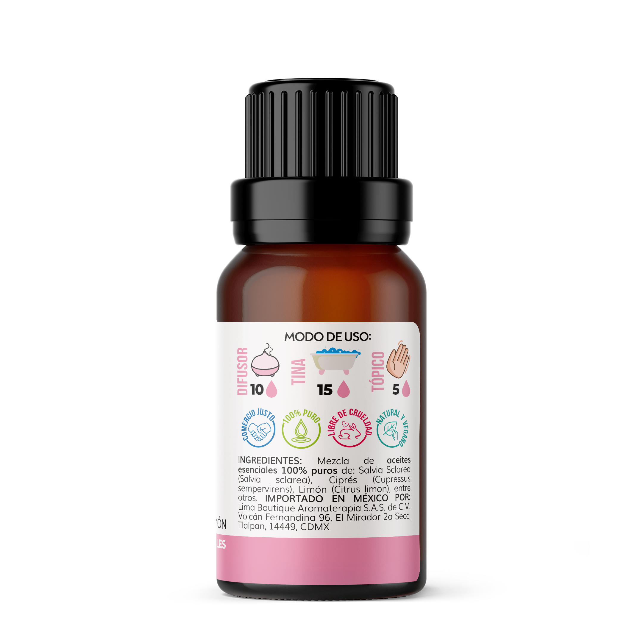 Sinergias de Aceites Esenciales Lima Aromaterapia 10 ml