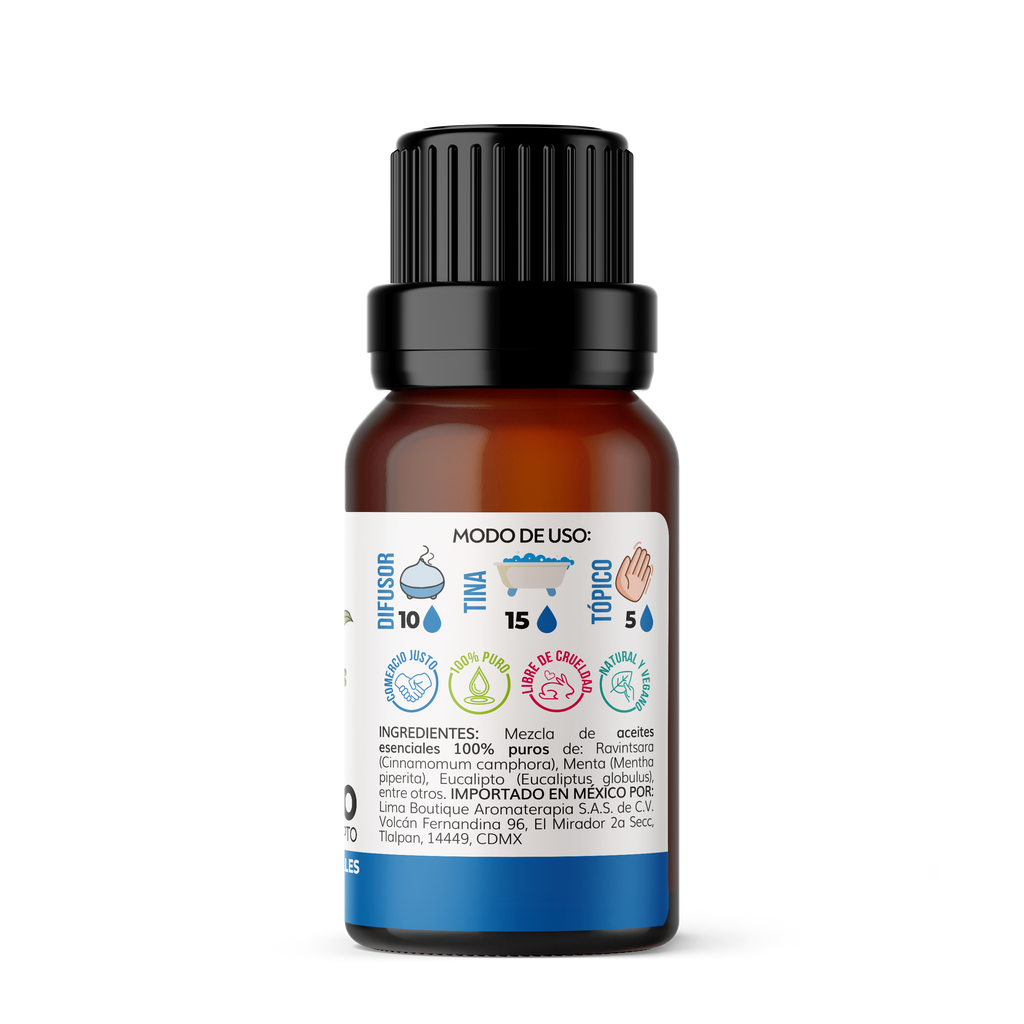 Sinergias de Aceites Esenciales Lima Aromaterapia 10 ml