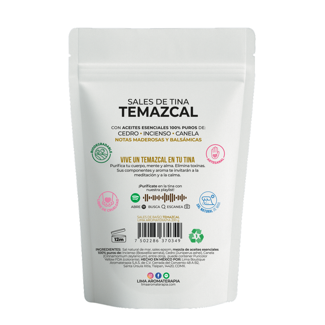 Sales de Baño para Tina Lima Aromaterapia 200 g